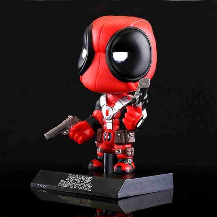 14cm Cute Deadpool Action Figure Model Kids Toy Cartoon Movie Deadpool With  Pistol Display Pistol Anime Christmas Brinquedos . Buy Deadpool toys in  India. shop for smart anime buy products in India.