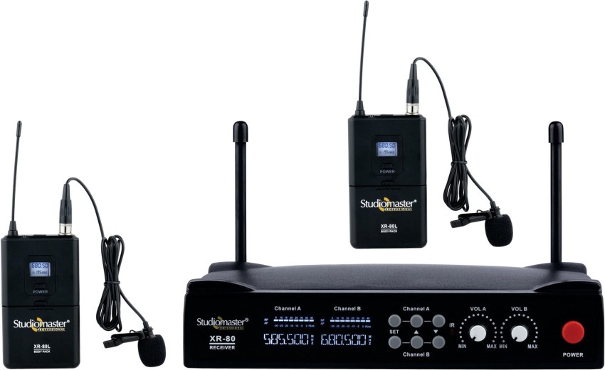 Studiomaster XR 80LL dual collar wireless microphone Microphone