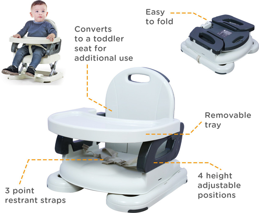 Mastela deluxe comfort folding top booster seat