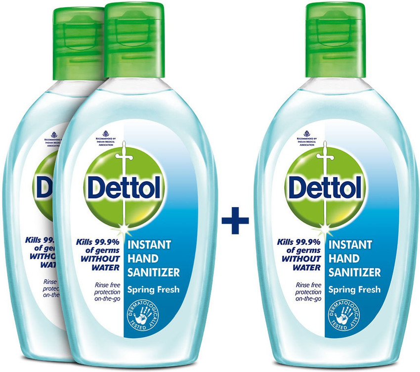 Dettol Instant Spring Fresh 50 ml Hand Sanitizer Bottle