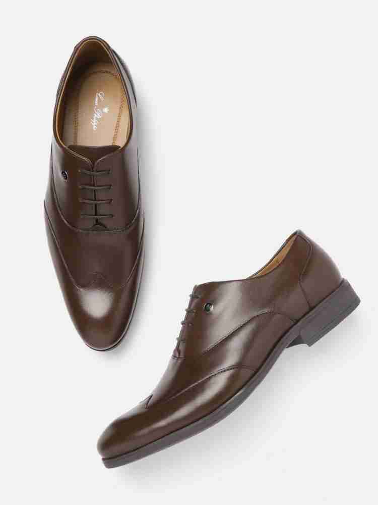 Buy Louis Philippe Men's Brown Formal Shoes - 9 UK/India (43  EU)(LPBC01L007) at