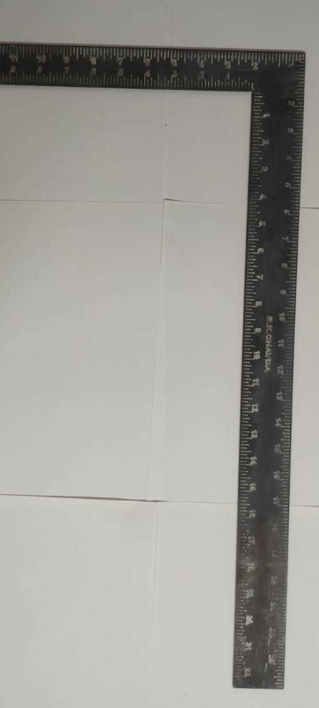 STONE 90 Degrees Stainless Steel Try Square Scale Ruler