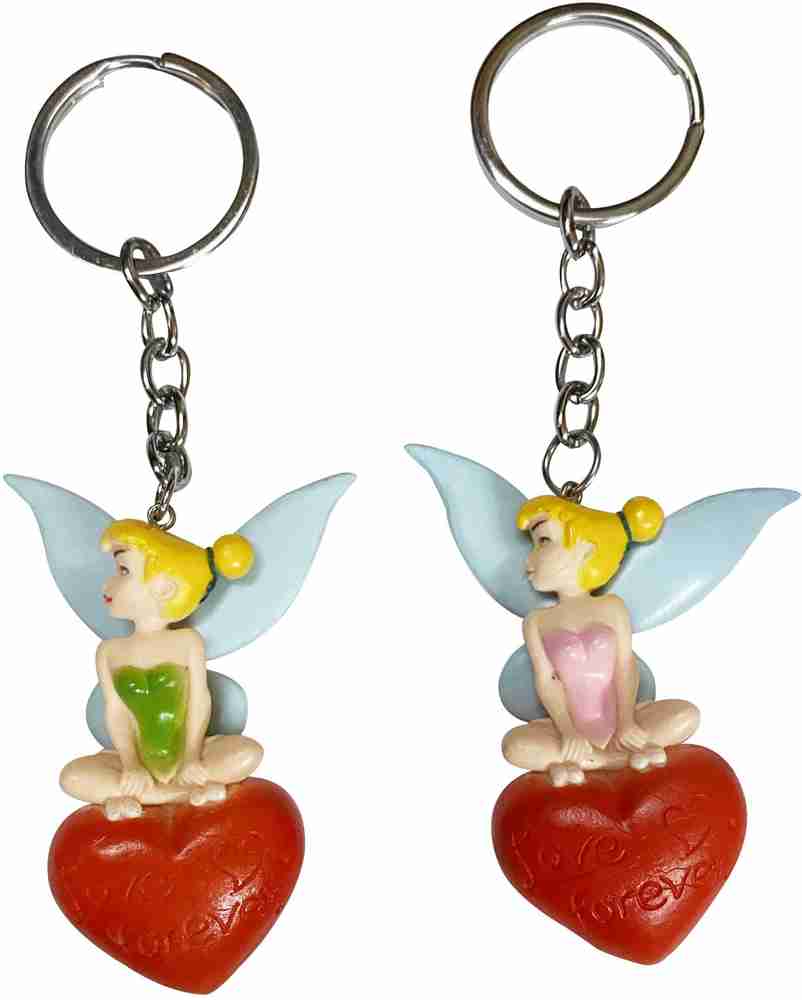 smart anime buy 2pcs Tinkerbell princess keychain with heart keyring Key Chain Price in India Buy smart anime buy 2pcs Tinkerbell princess keychain with heart keyring Key Chain online at Flipkart