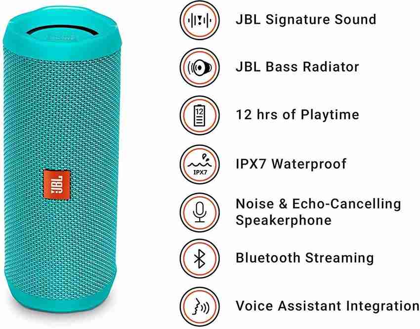 Jbl flip 4 white light top