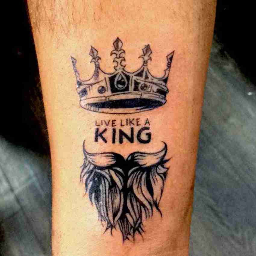 voorkoms King and Queen Crown Waterproof Temporary Tattoos Unisex - Price  in India, Buy voorkoms King and Queen Crown Waterproof Temporary Tattoos  Unisex Online In India, Reviews, Ratings & Features