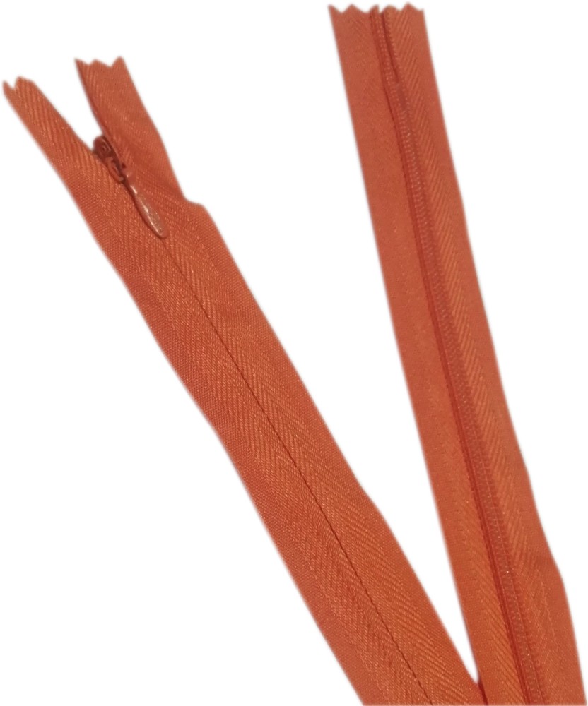 Time TZ-553 Orange Nylon Invisible Zipper Price in India - Buy