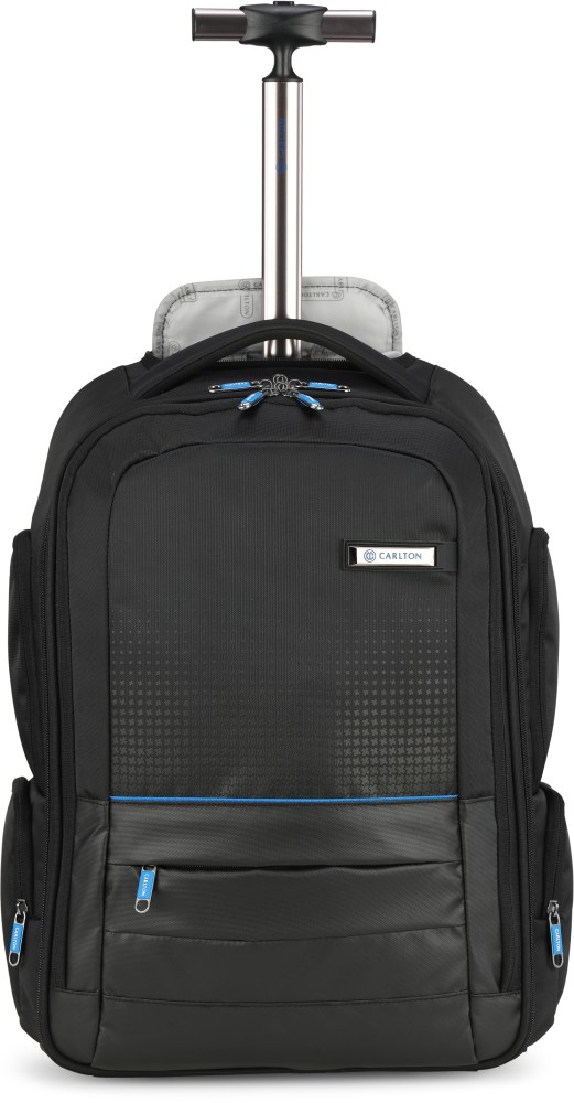 Carlton Hampshire 05 29 Litres 1684 Faux Nylon Trolley Backpack For 16 Inch  Laptop (Single Stem Strolley, Lpbpham5Blk, Black) in Khandari - magicpin |  September, 2023