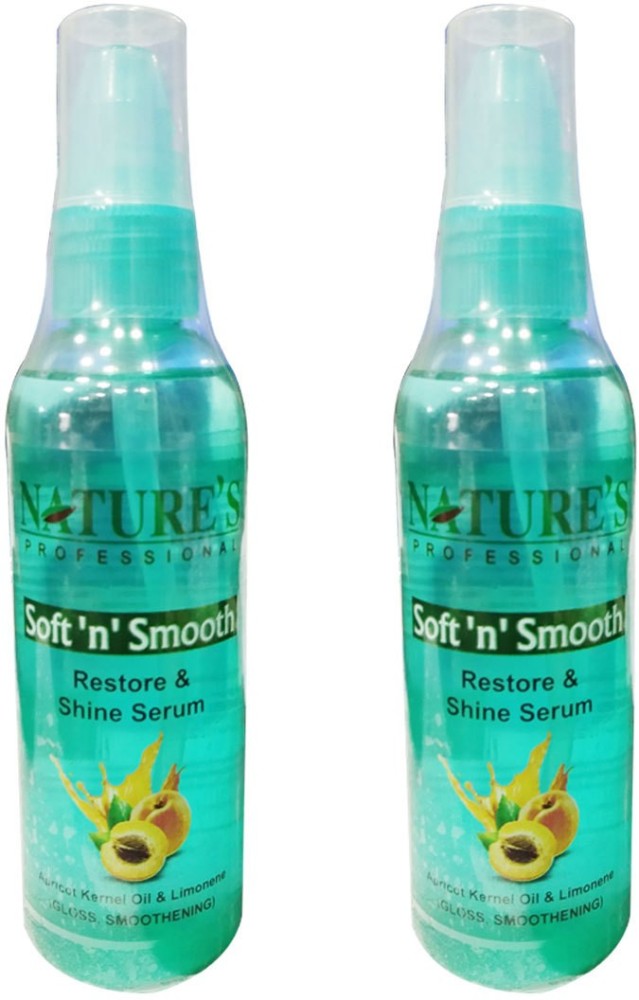 Nature's Soft 'n' Smooth Restore & Shine Serum( pack of 2) - Price in