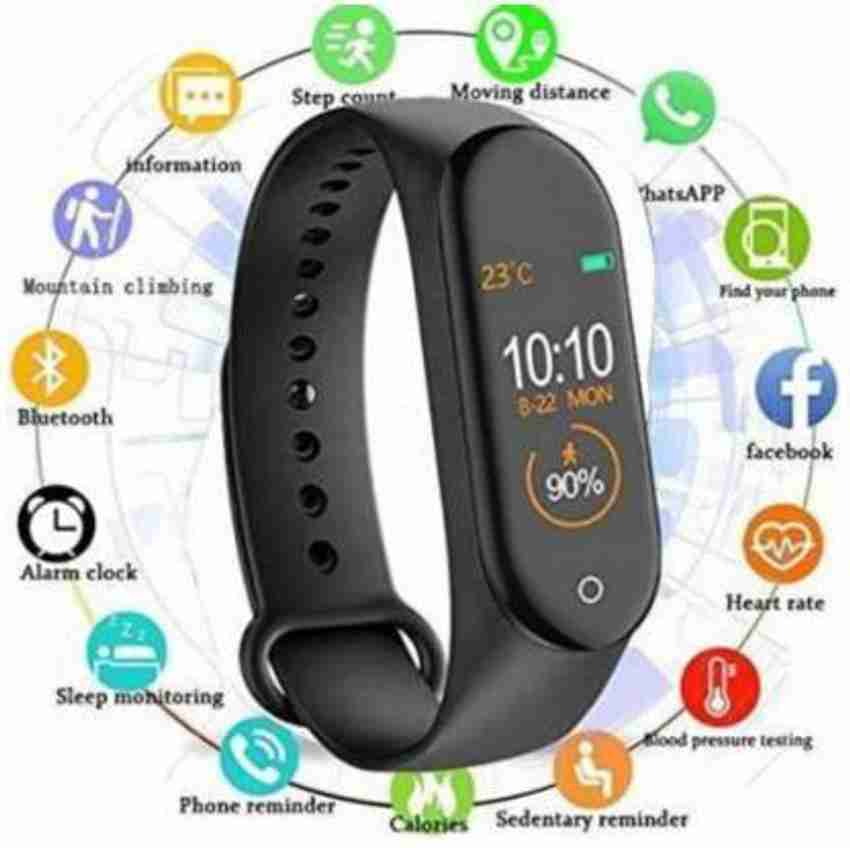 V Enterprises M4 Bluetooth Fitness Wrist Smart Band Price in India