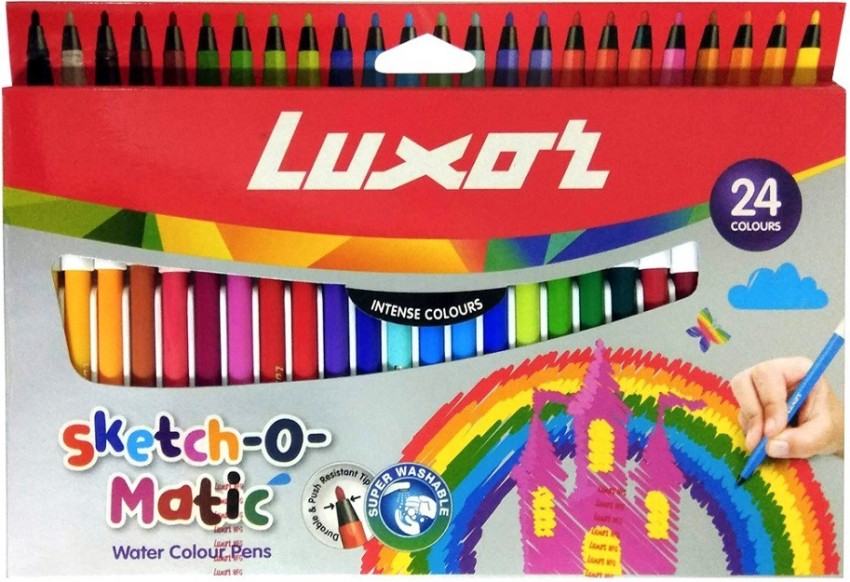 Luxor Sketch Pens ( Black ) (10 Pcs.)