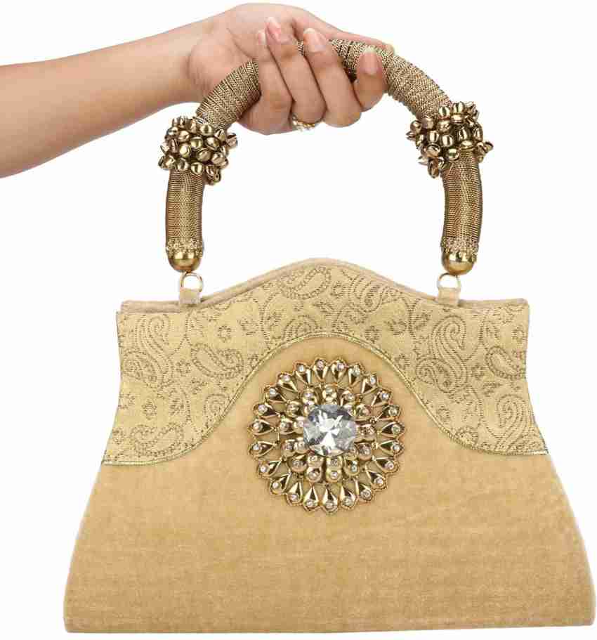 Golden colour clearance handbag