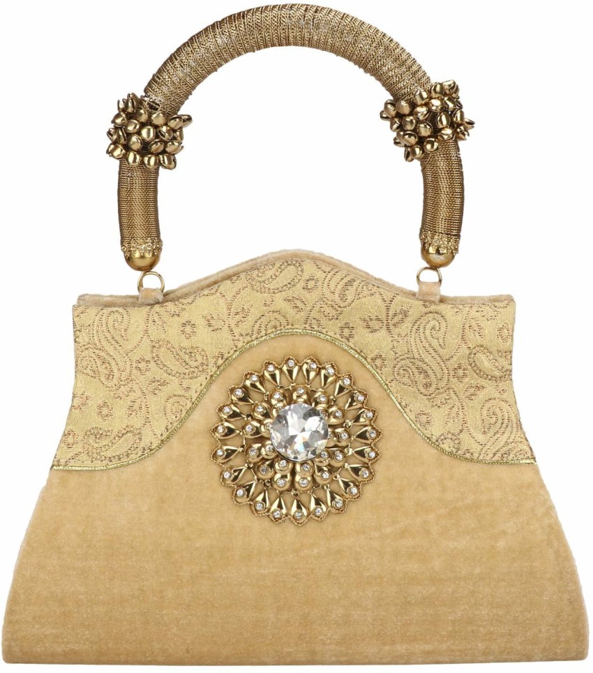 LONGING TO BUY Party Formal Casual Gold Clutch Gold Price in