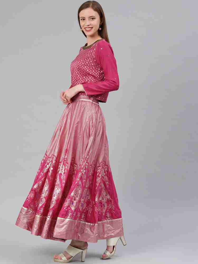 W Printed Stitched Lehenga Choli Buy W Printed Stitched Lehenga