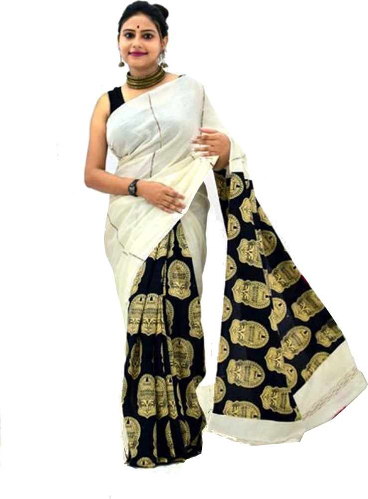 Tant ghar cotton on sale saree