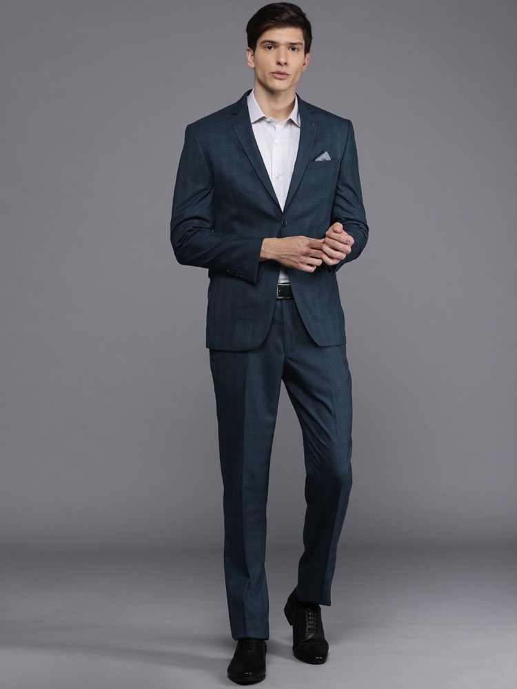 LOUIS PHILIPPE Suits Checkered Men Suit Buy LOUIS PHILIPPE Suits