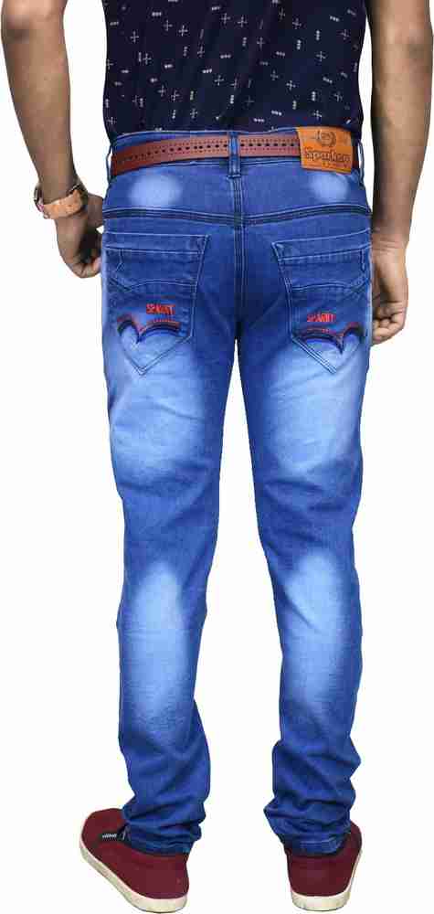 Dream Makers Slim Men Blue Jeans Buy Dream Makers Slim Men Blue