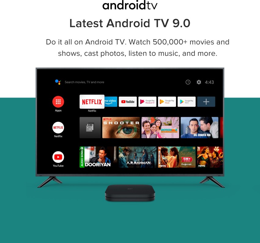 Buy Xiaomi Mi Tv Box 4K, Latest Version Smart Intelligent 4K Ultra