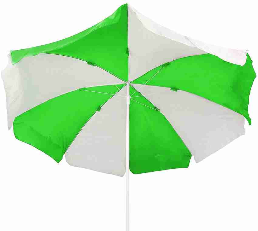 Green and white umbrella store