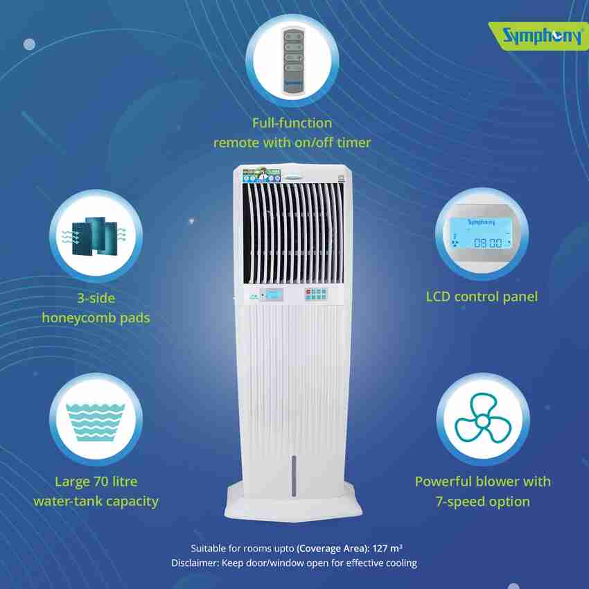 Symphony 100 L Desert Air Cooler Price in India Buy Symphony 100