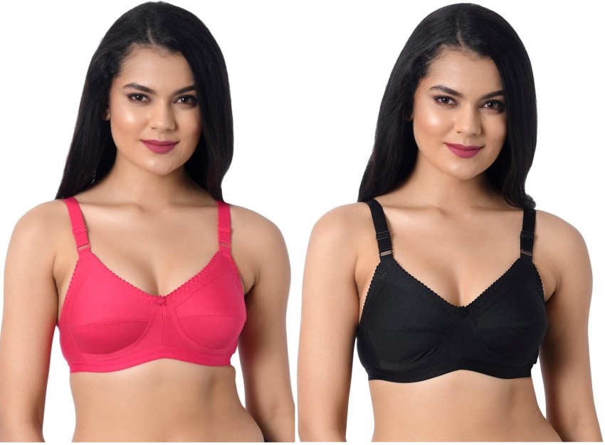 INNER TOUCH Broad Strap Bra Women Full Coverage Non Padded Bra