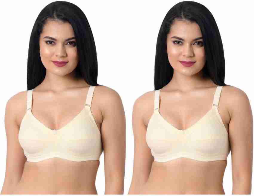 INNER TOUCH Broad Strap Bra Women Full Coverage Non Padded Bra - Buy INNER  TOUCH Broad Strap Bra Women Full Coverage Non Padded Bra Online at Best  Prices in India