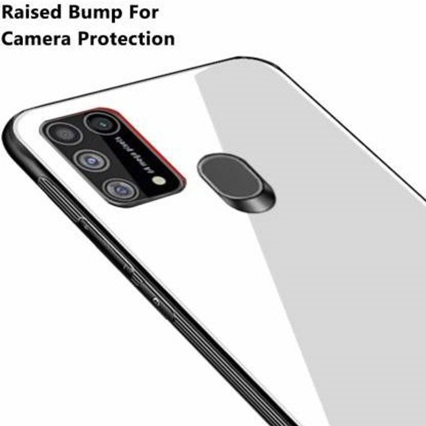 Samsung m31 discount glass back cover