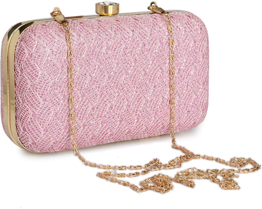 FOR THE BEAUTIFUL YOU Party Pink Clutch Pink Price in India Flipkart
