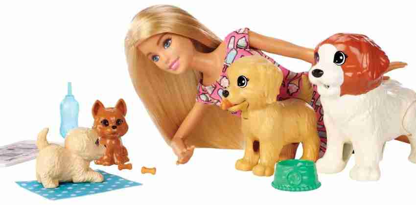 Barbie doll pet discount set