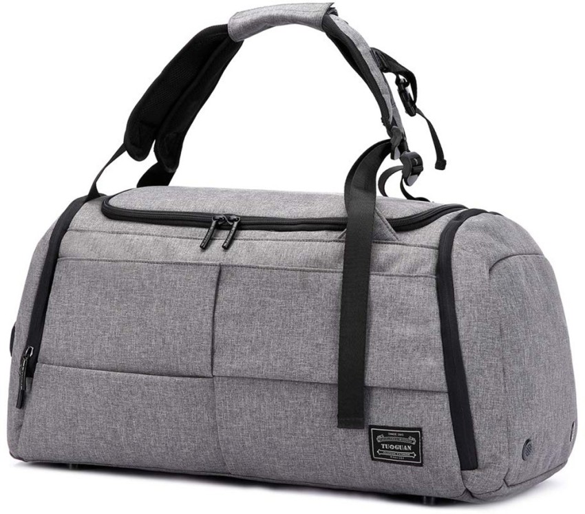 Convertible Duffel Bag with Backpack Straps for Travel