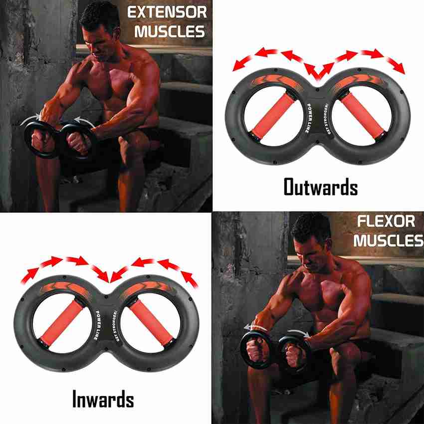 FITSY Super Arms Workout Forearm Exercise Hand Strengthener Wrist