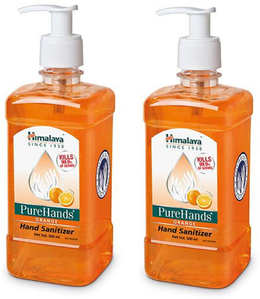HIMALAYA Pure Hands Orange 500ml Pack of 2 Hand Sanitizer