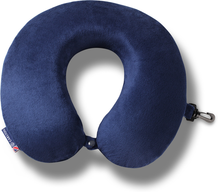 Carlton Memory Foam Pillow Neck Pillow Blue Price in India