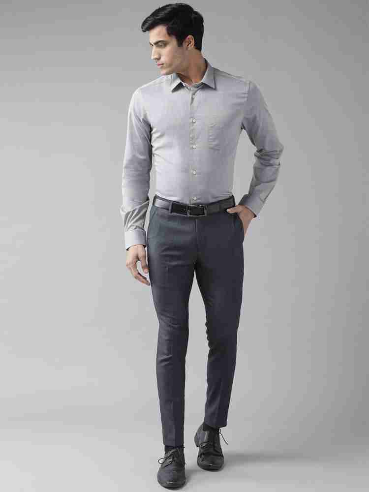 DENNISON Men Blue Tapered Fit Trousers