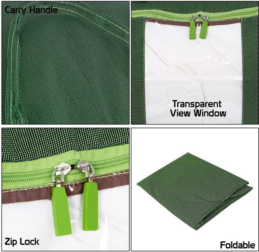 eco-friendly waterproof transparent blanket storage bag