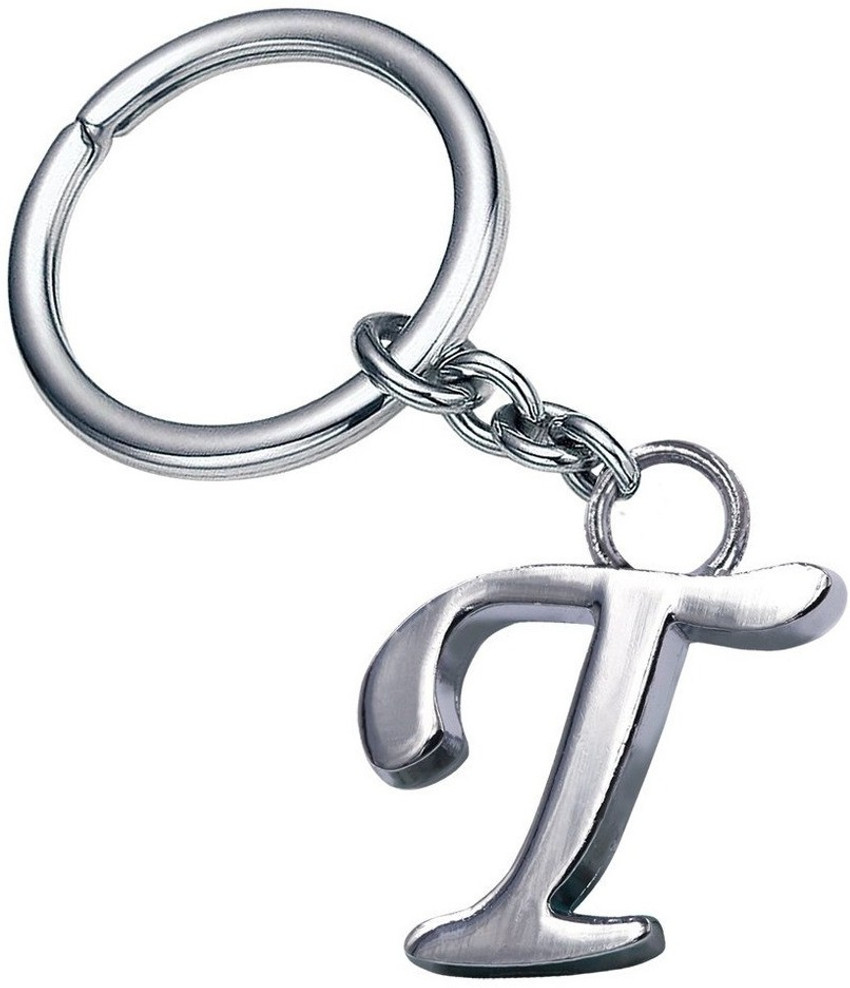 GCT English Alphabet Letter T G 37 Silver Metal Keychain for Car Bike Men Women Keyring Key Chain Price in India Buy GCT English Alphabet Letter T G 37 Silver Metal Keychain for