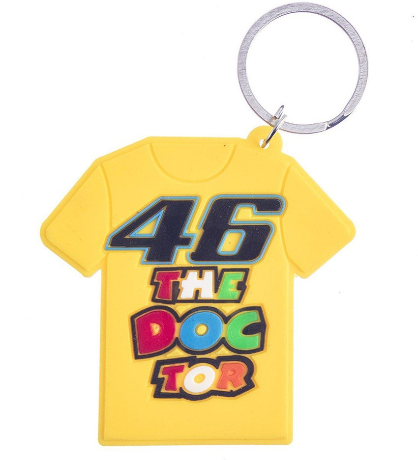 GCT One Sided 46 The Doctor Valentino Rossi Bike Racer G 1 Rubber Keychain for Car Bike Keyring Key Chain Price in India Buy GCT One Sided 46 The Doctor Valentino Rossi