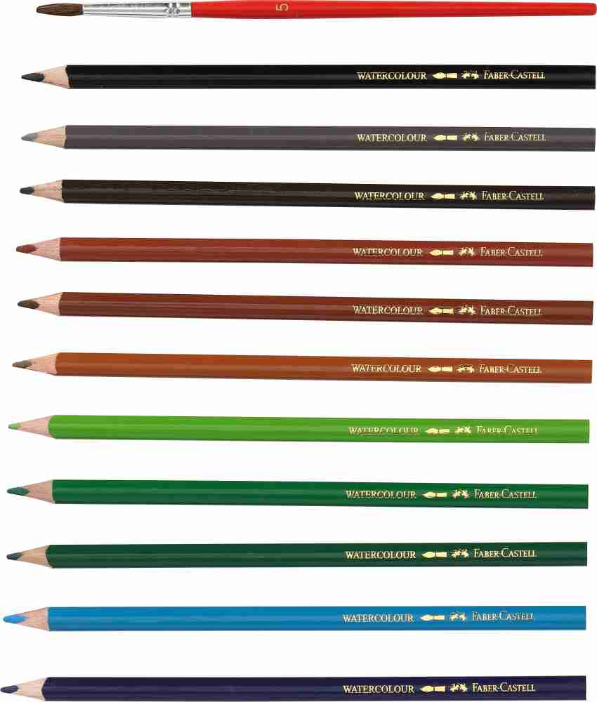 Faber-Castell Colouring Pencils - Black Edition - Assorted Colours - Pack  of 24 