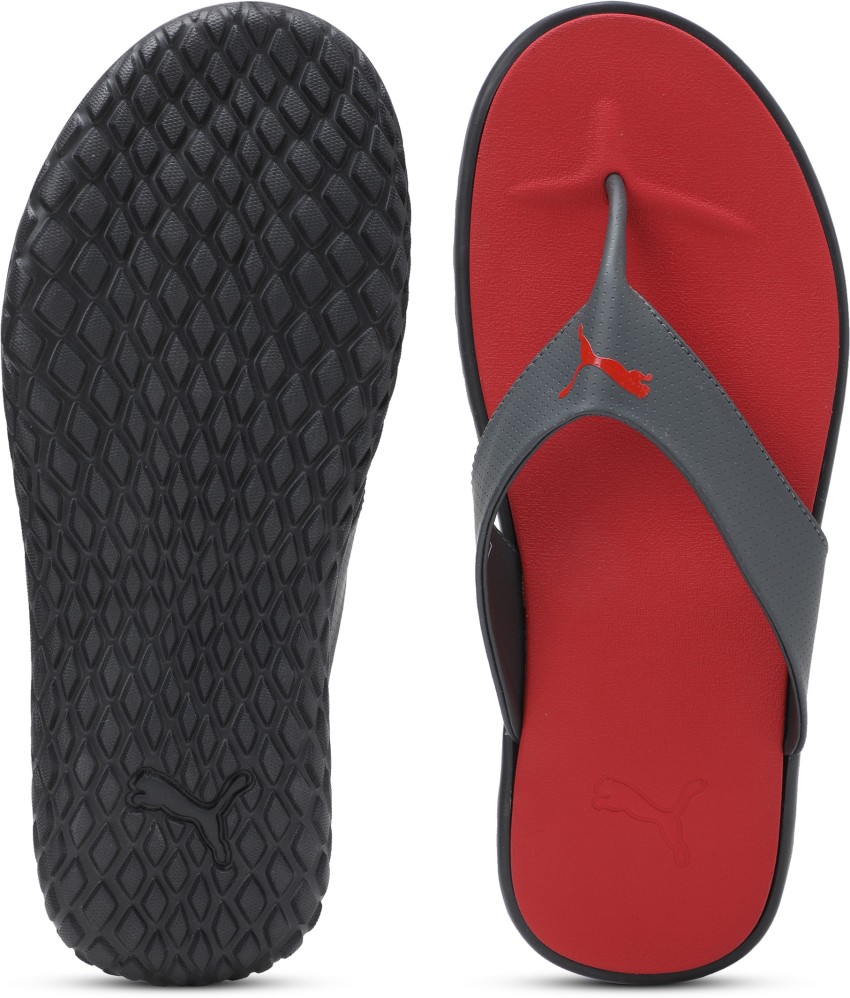 Puma best sale slippers red