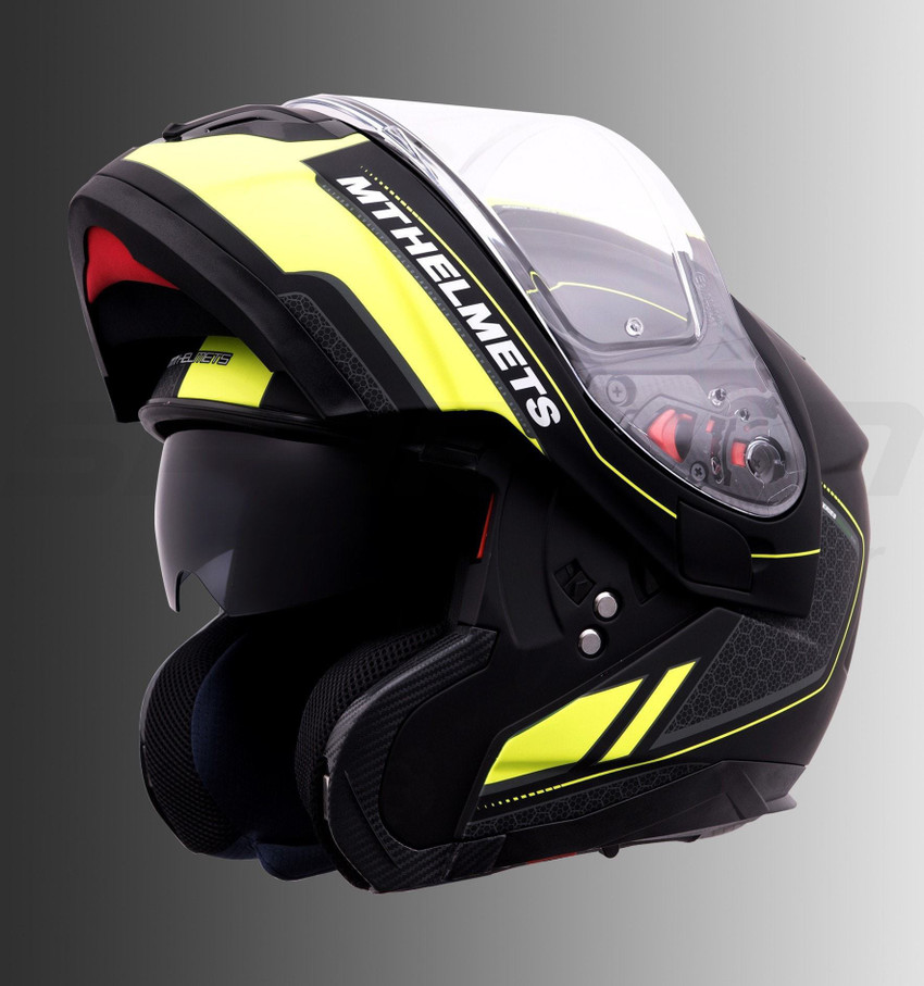 MT Atom SV Raceline Evo Matt Black Florescent Yellow Motorbike
