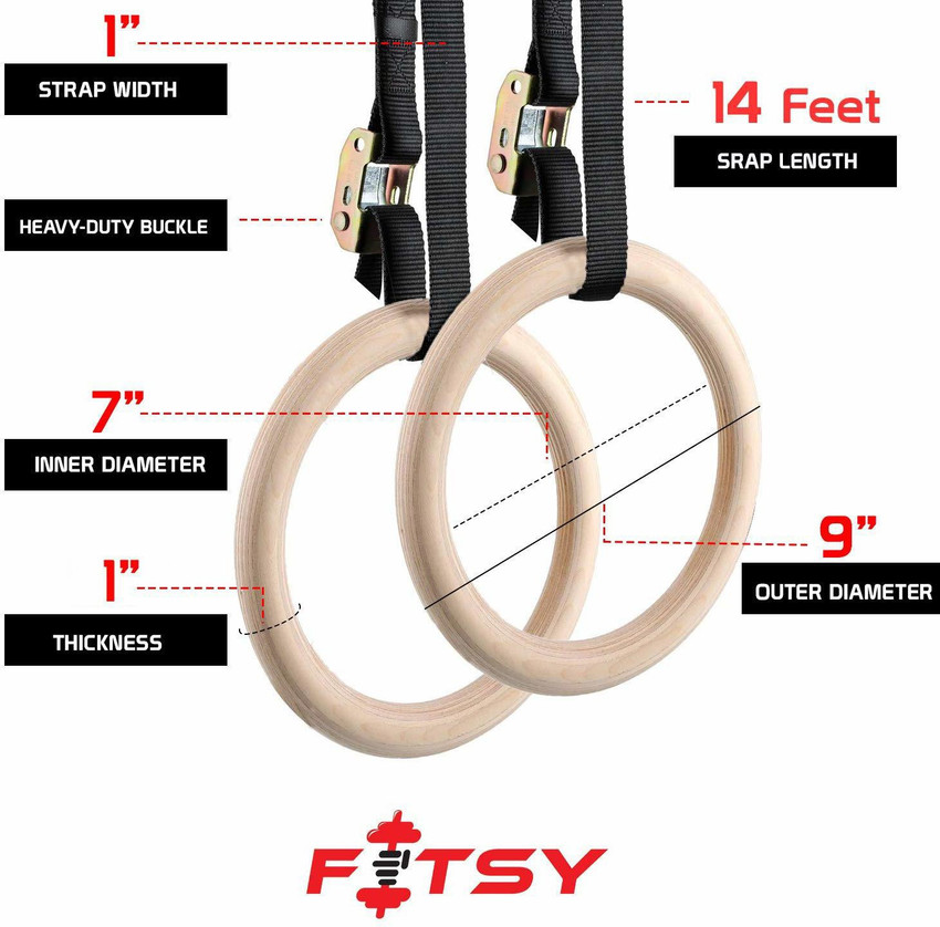 Gymnastic store rings flipkart