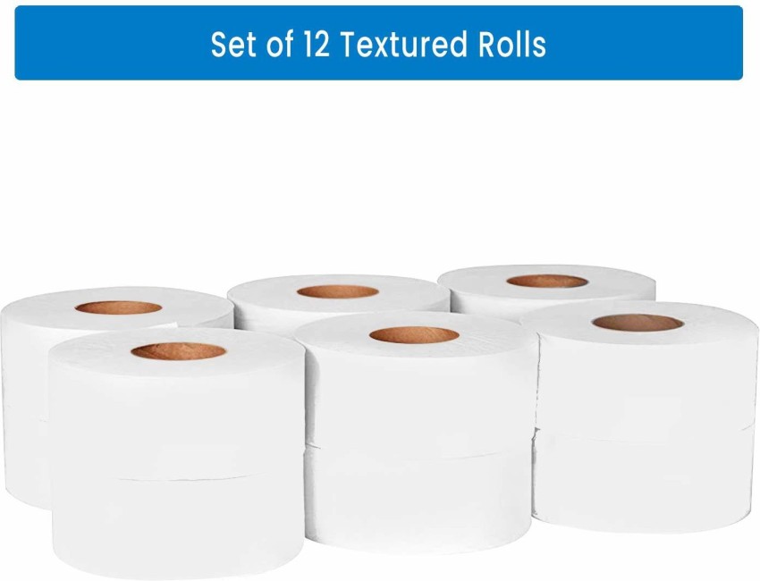 One Pull Toilet Tissue Roll White Centrepull 2ply 110m - Pack 12