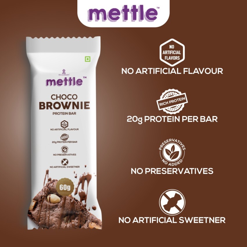 Buy Yogabar Chocolate Brownie Protein Bar, 60 g Online at Best
