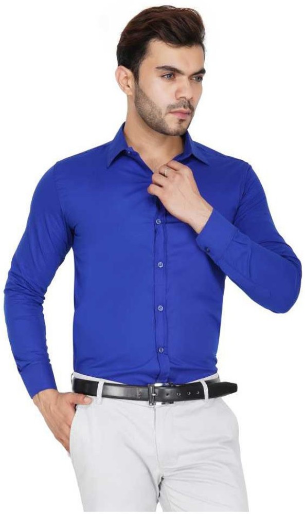 Light Blue Shirt, Formal Shirt Fashion Wear With Beige Pants, Blue Oxford  Shirt Outfit | Men's top, vision care, dress shirt, casual wear, blue dress  shirt