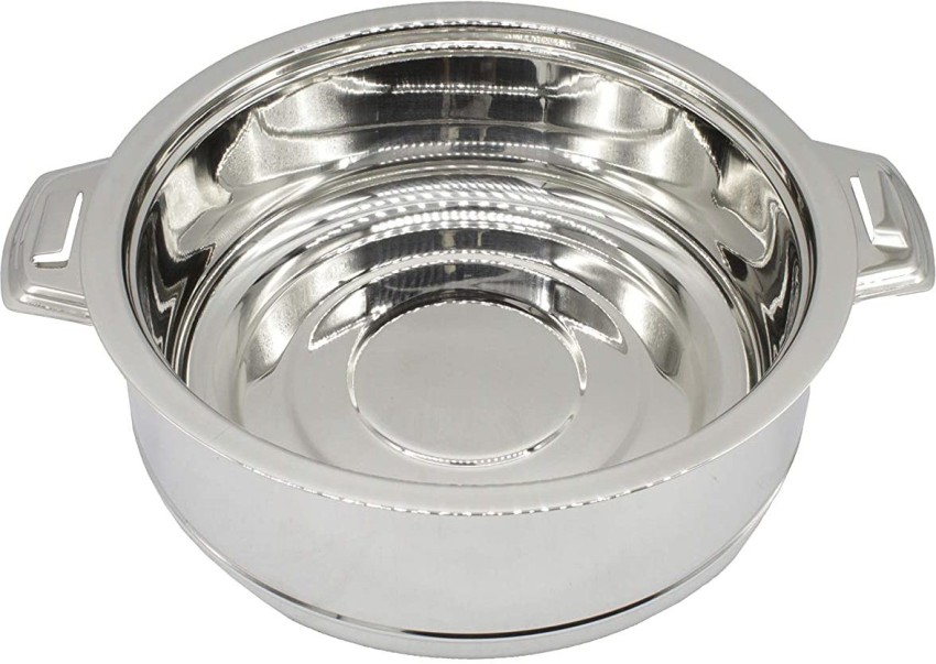 METREY Casserole/HotPot,chapati Box/chapati Container/hot case in Stainless  Steel 10000 ML -CTKTC6042