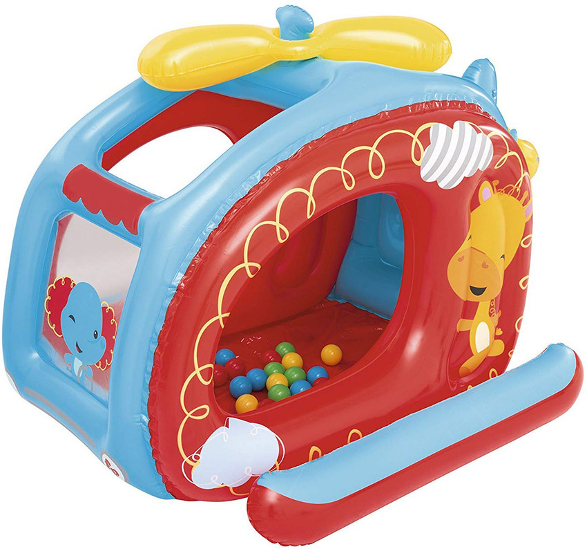 Helicopter outlet ball pit