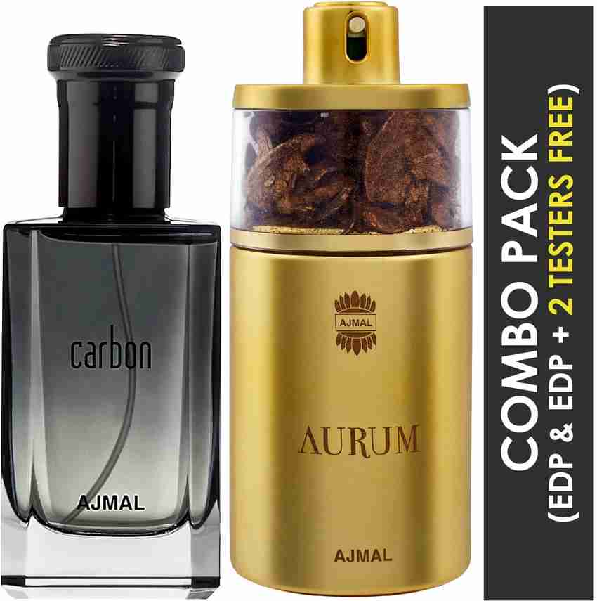 Buy Ajmal Carbon EDP Citrus Spicy Perfume 100ml for Men and Aurum