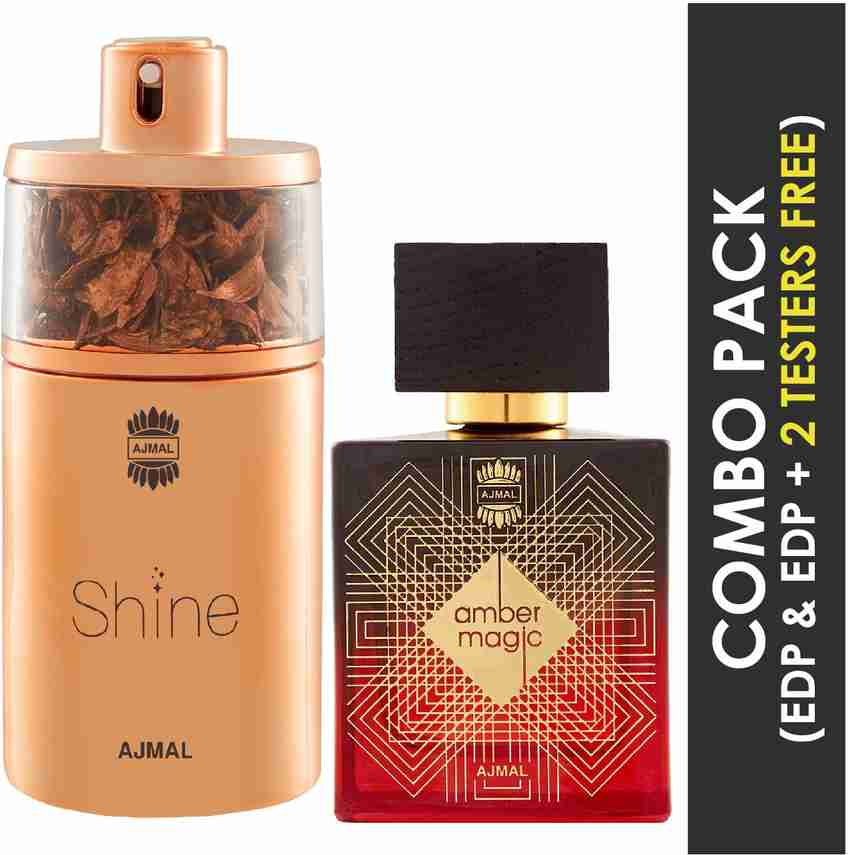 Buy Ajmal Shine EDP Floral Powdery Perfume 75ml for Women and