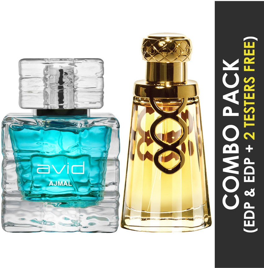 Buy Ajmal Avid EDP Aquatic Woody Perfume 75ml for Men and Khallab