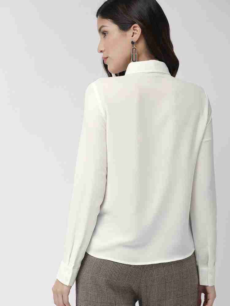 FOREVER 21 Women Solid Formal White Shirt Buy FOREVER 21 Women Solid Formal White Shirt Online at Best Prices in India Flipkart
