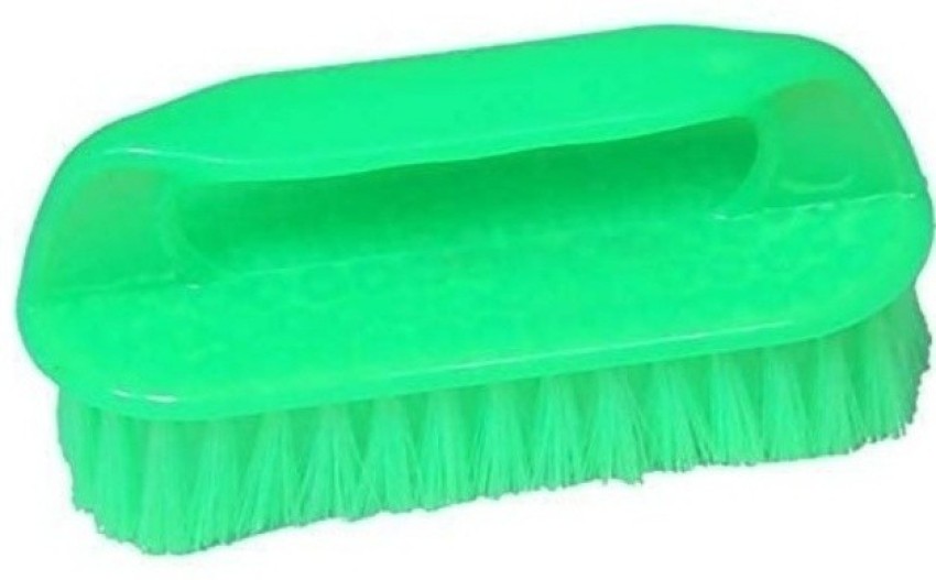 Plastic Clothes Washing Scrub Brush with Handle Small Cleaning